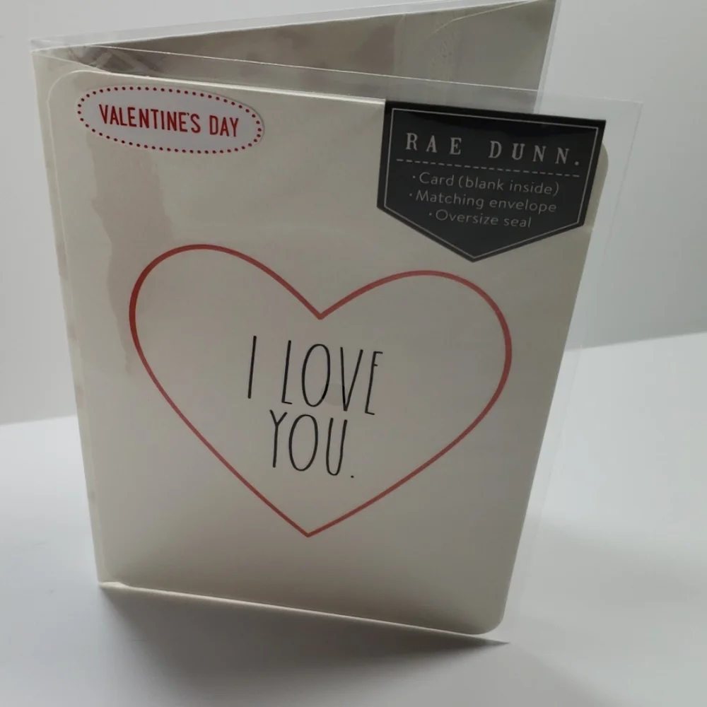 Rae Dunn Valentine's Day Gift bag & Card